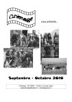 Programmation Hebdomadaire Septembre - Octobre 2010