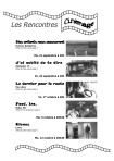 Programmation Rencontres Septembre - Octobre 2010